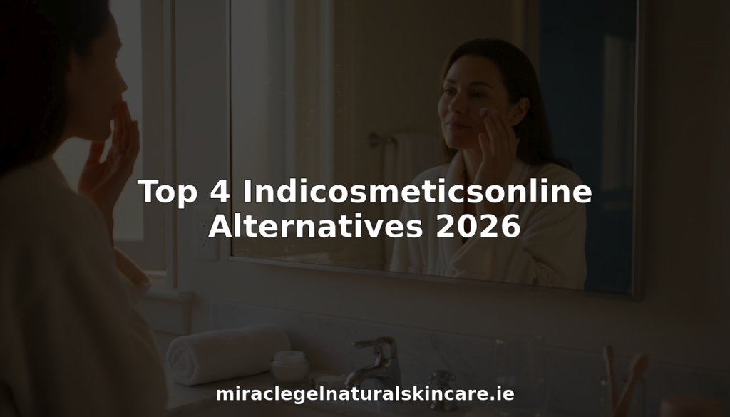 Woman applying skincare at bathroom counter